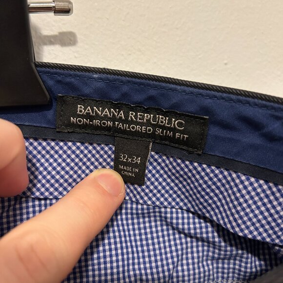 Banana Republic - Blue w/White Stripes High-Water Pants - 32 - Picture 3 of 7
